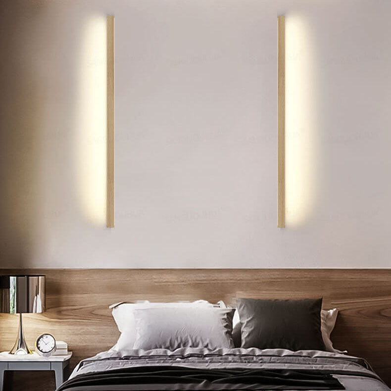 Brehn | ZenBeam Japanische LED Wandleuchte | Massivholz Design | Moderne Akzentbeleuchtung