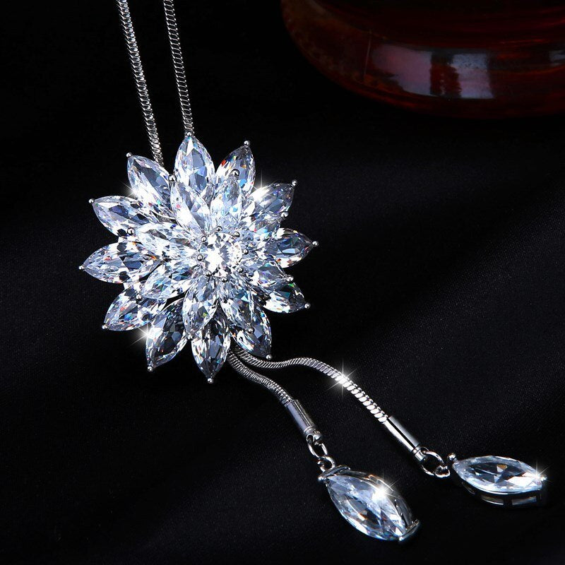 Brehn | Winter Sparkle Schneeflocken-Halskette