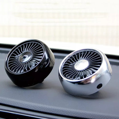 USB Auto Belüftungsventilator mit 3 Geschwindigkeiten & Farbenfrohem LED-Licht | Brehn