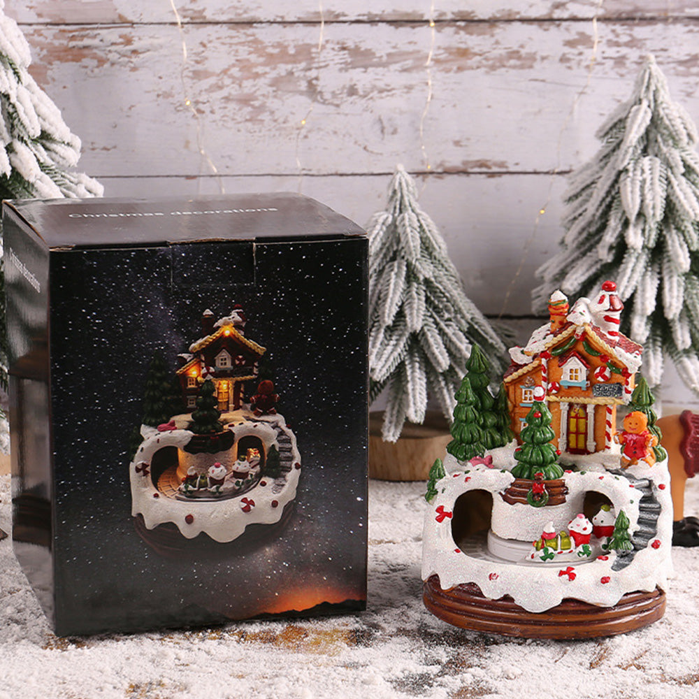 Brehn | Weihnachtsornament mit LED-Lichtern und Musik