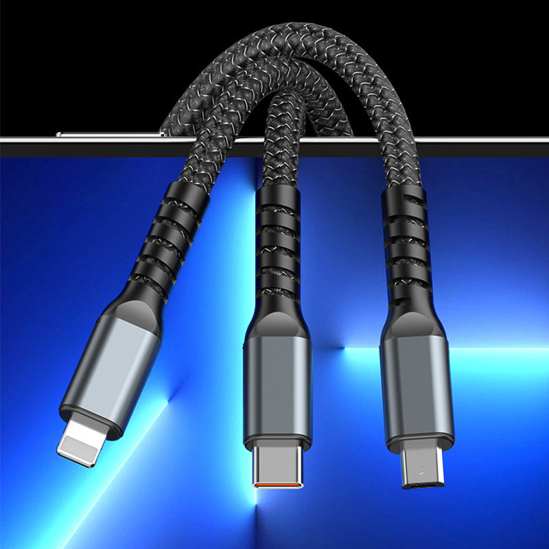 Superschnelles Lade-3-in-1-Datenkabel