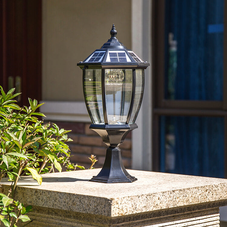 Outdoor Solar Wasserdicht Aluminium Glas 1-Lampe Rasen Landschaftslicht | Brehn