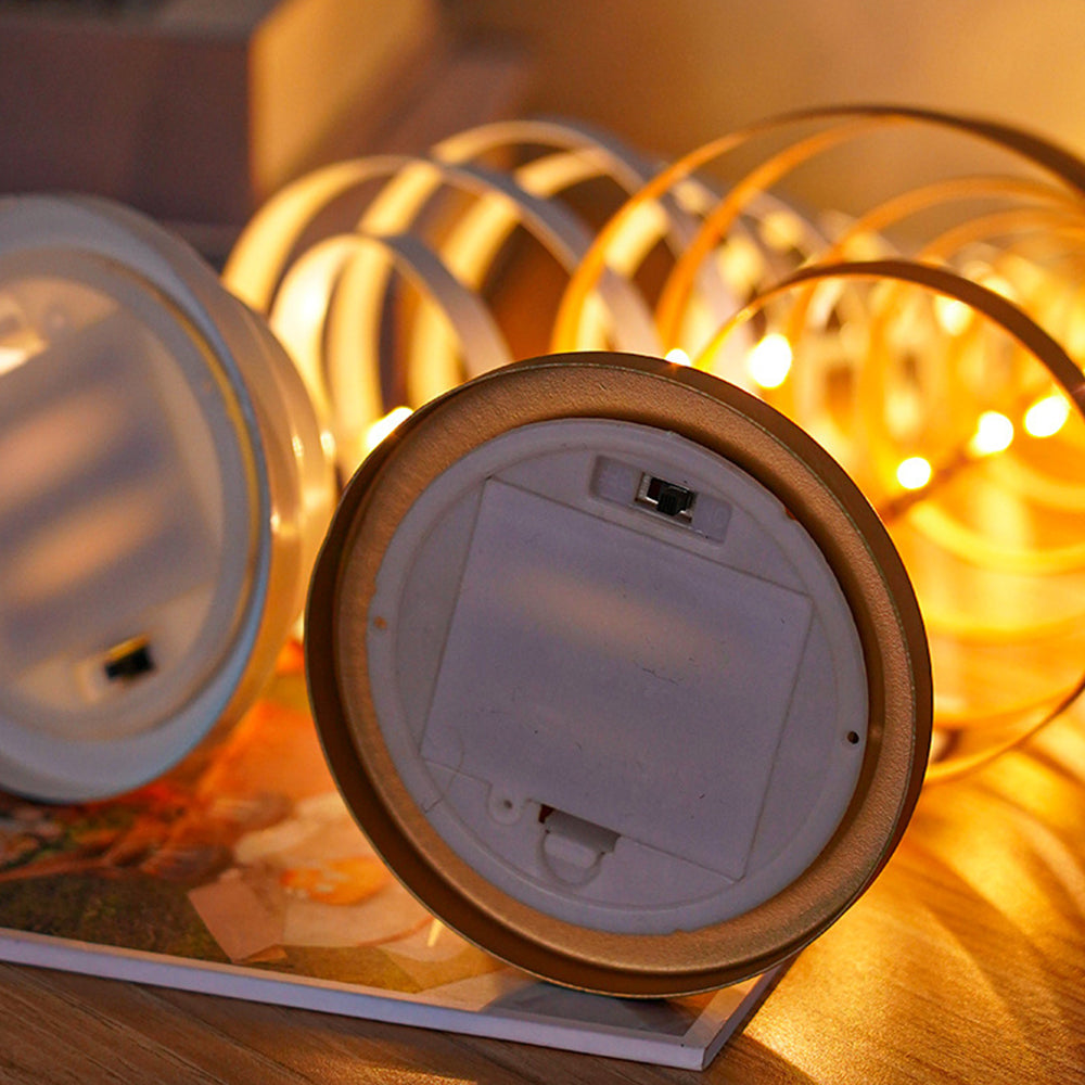 Brehn | Tischlampe mit LED-Lichtern und Metallbaum