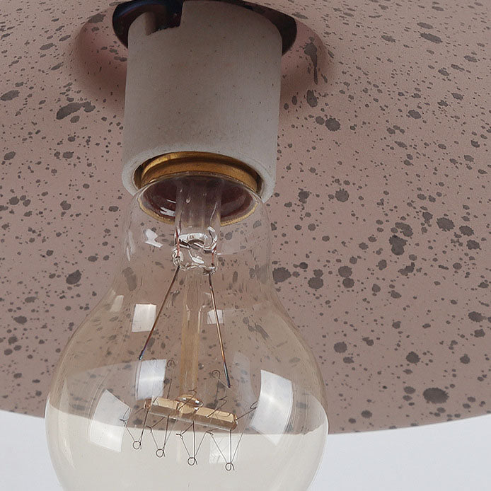 Zeitgenössische industrielle wasserdichte Metallplatten-Schüssel 1-Licht Wandleuchte Lampe für Außenpatio | Brehn