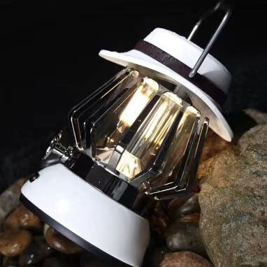 Moderne Tragbare Metalltextur Camping LED Außenbeleuchtung | Brehn
