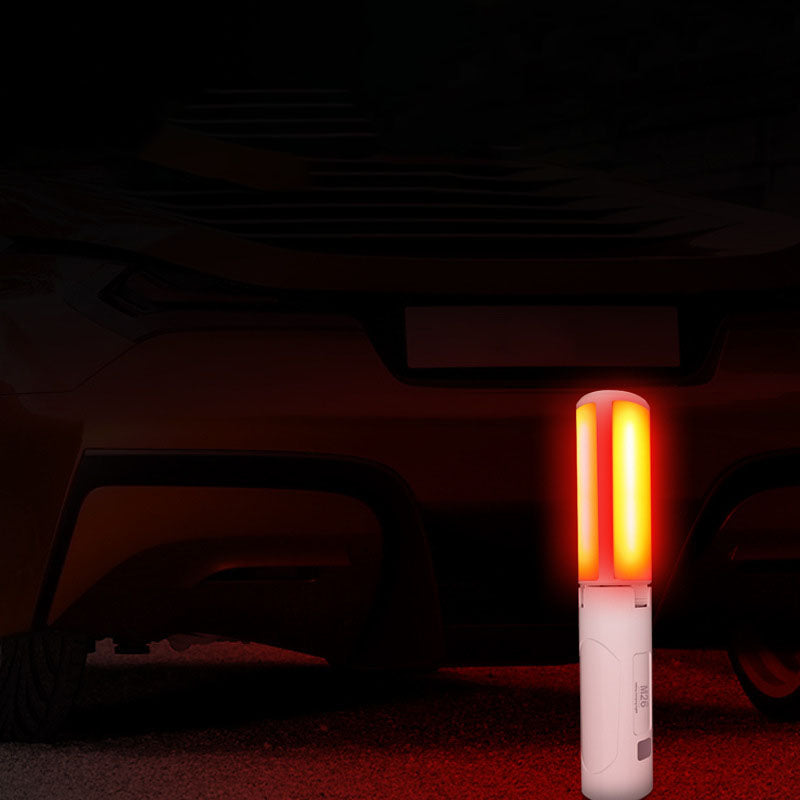 Zeitgenössische kreative Solar-Handheld-zylindrische Eisen-Acryl-LED-Außenleuchte für Außenterrassen | Brehn
