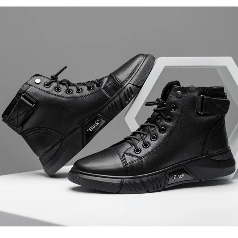 Stilvolle Warme Herrenstiefel Für Winterkomfort