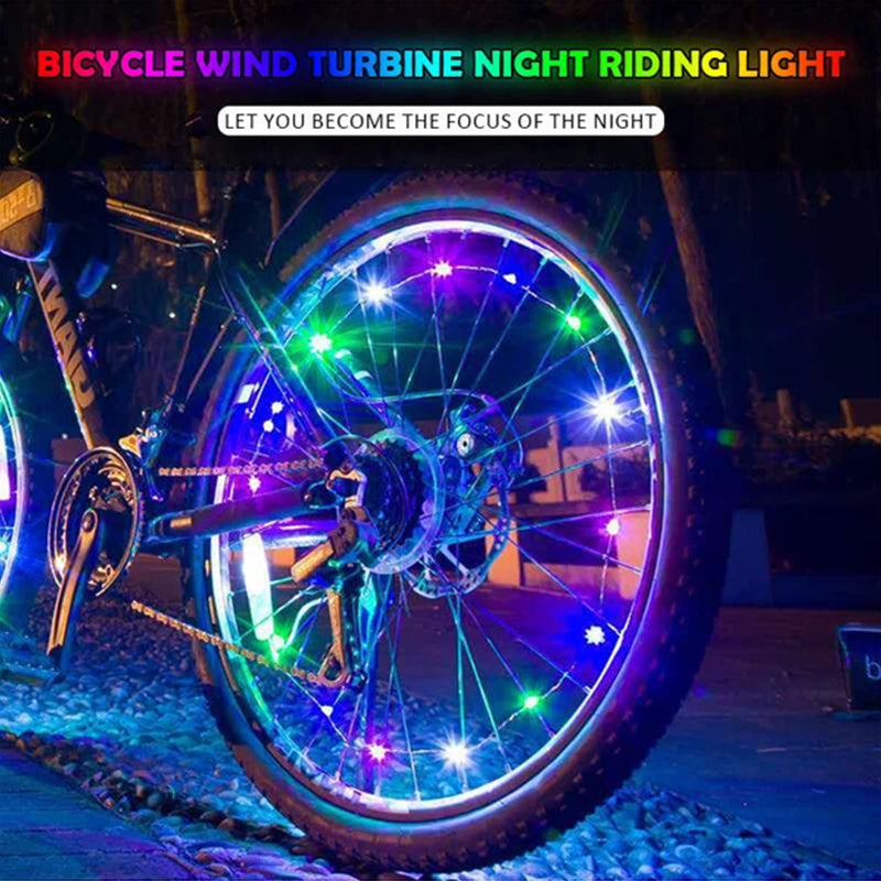Wiederaufladbare Fahrradreifenlichter