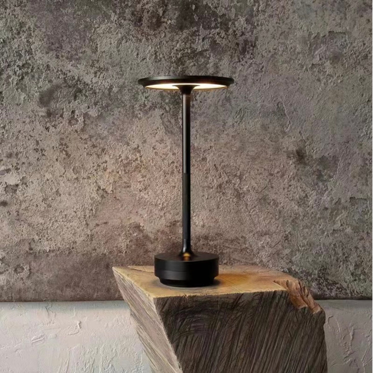 ClarityGlow Luxus Edition | Kabellose LED Tischlampe | Brehn