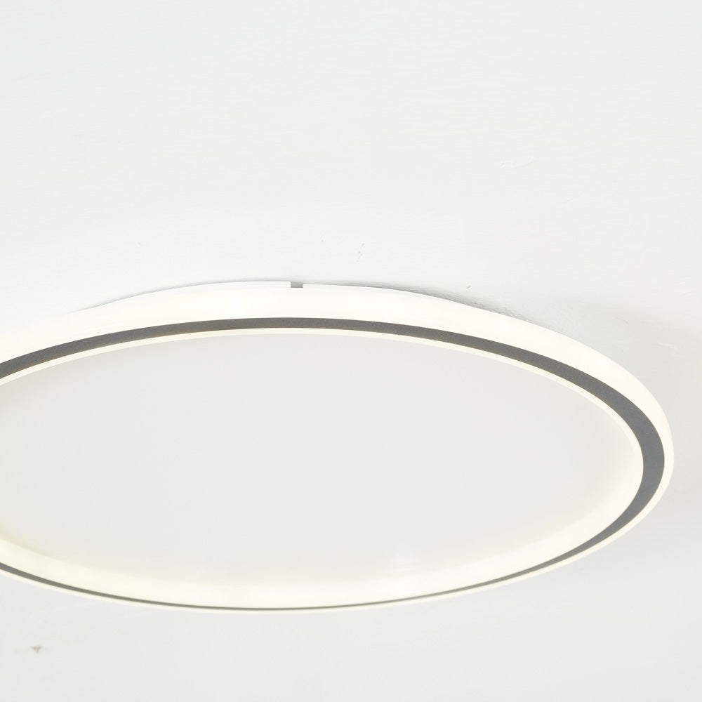 LunaNova – Moderne LED-Deckenleuchte aus Metall/Acryl für Wohn- und Schlafzimmer, ack/Weißes Design