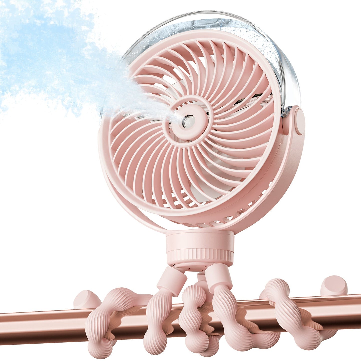 Misting Kinderwagens Fan – Tragbarer Babyfan mit Spray | Brehn