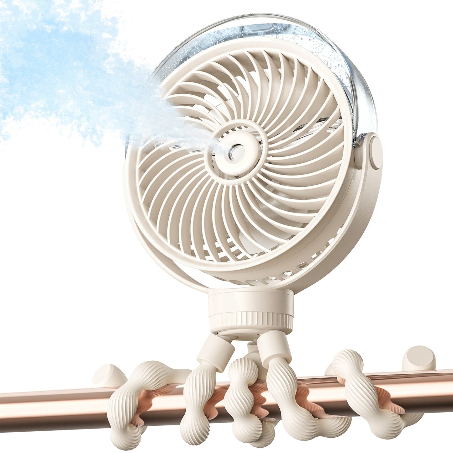 Misting Kinderwagens Fan – Tragbarer Babyfan mit Spray | Brehn