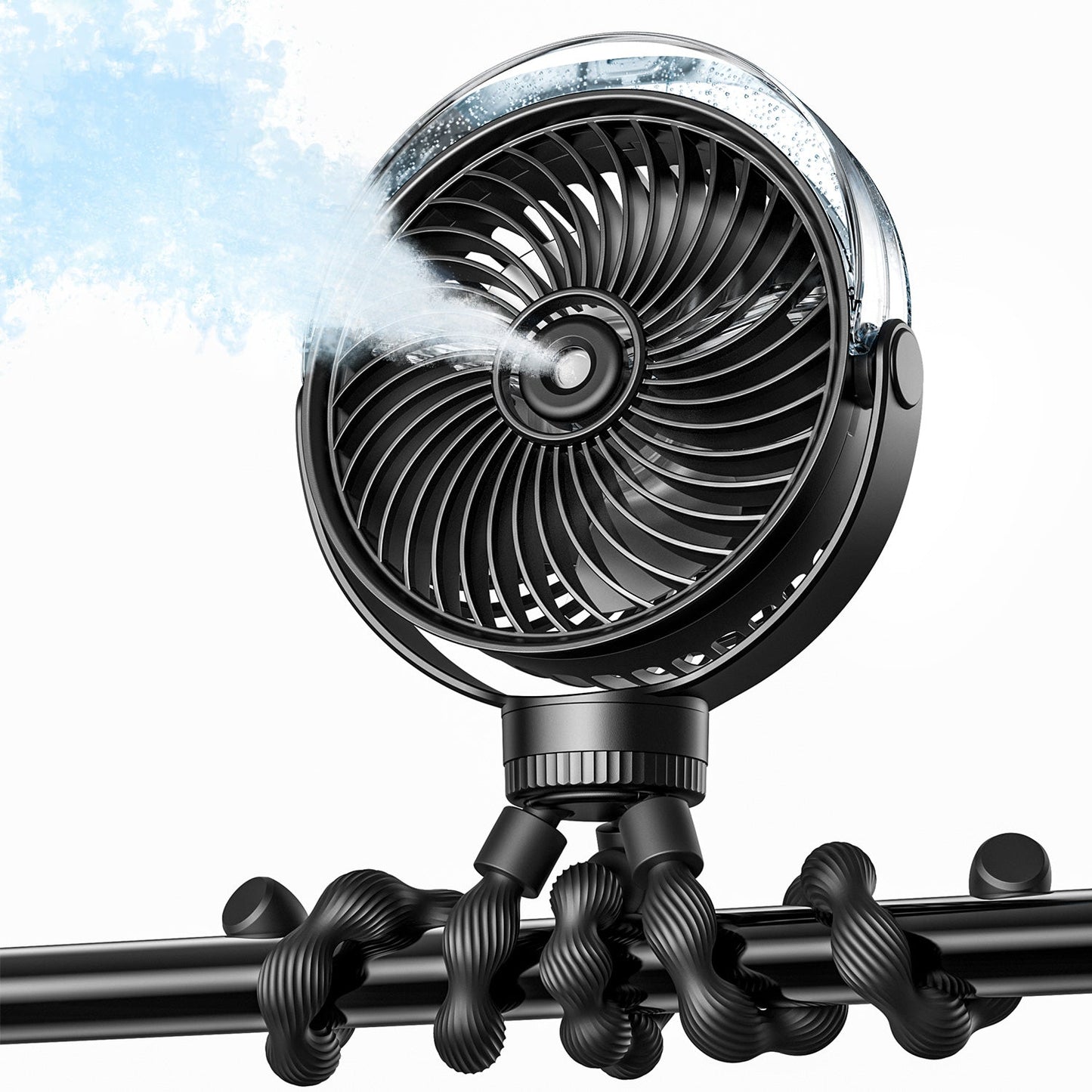 Misting Kinderwagens Fan – Tragbarer Babyfan mit Spray | Brehn