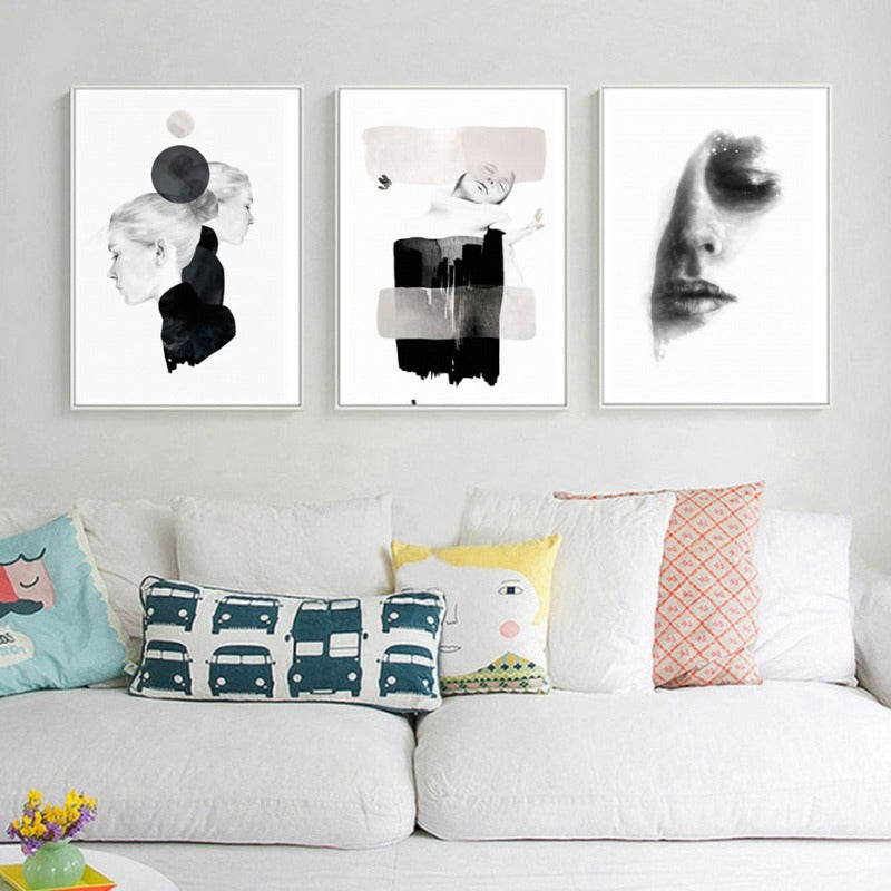 Tiefe Gedanken - Canvas Wandkunst Malerei