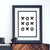 Tic Tac Toe - Leinwandbild