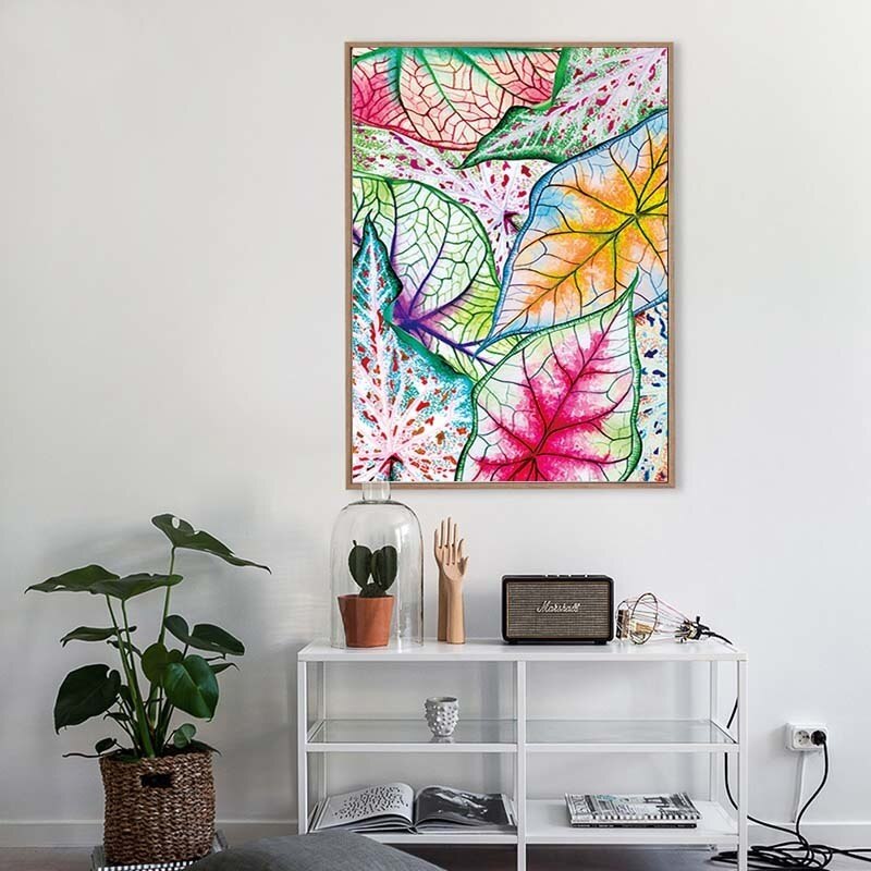 Aquarellmalerei – Malerei auf Leinwand