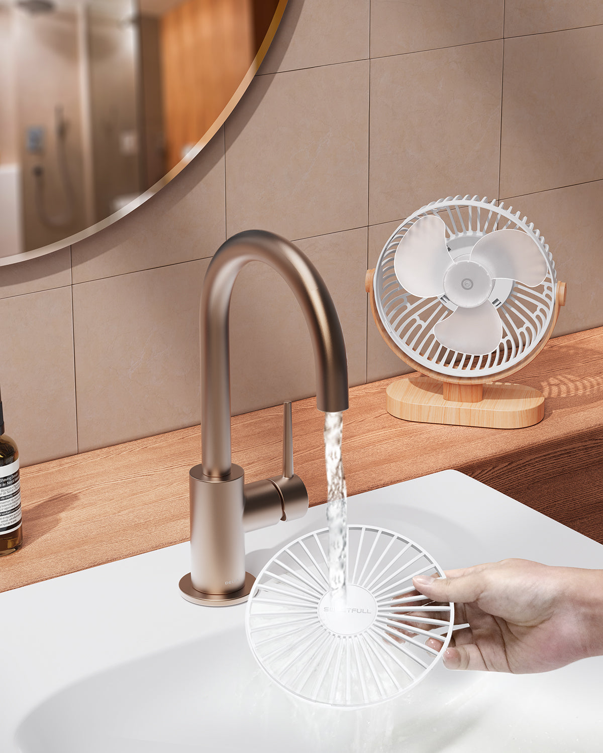 6,5 Zoll USB Kleiner Tischventilator für Zuhause Büro Auto Outdoor Reisen | Brehn