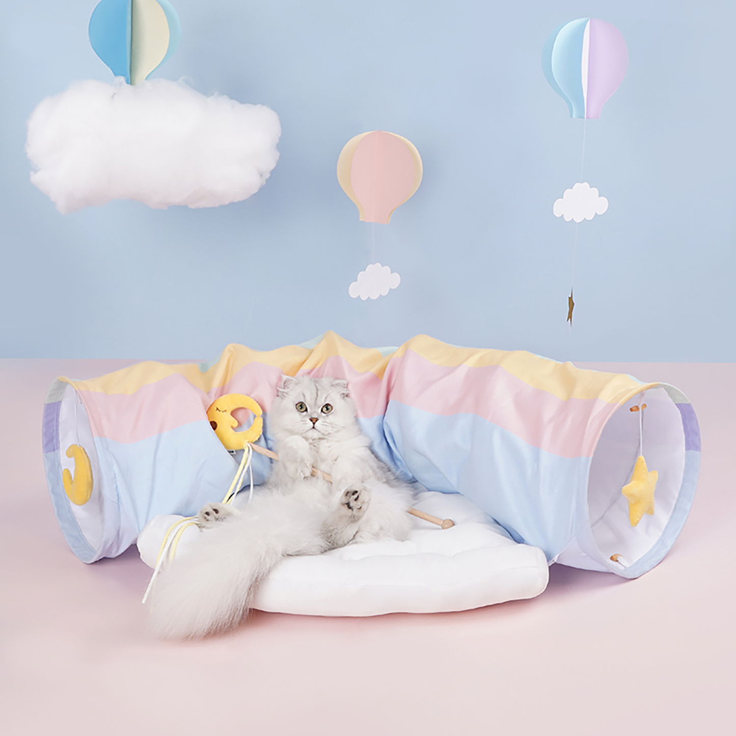 Candy Cloud Katzen-Tunnel – Weich, Gemütlich und Verspielt | Brehn