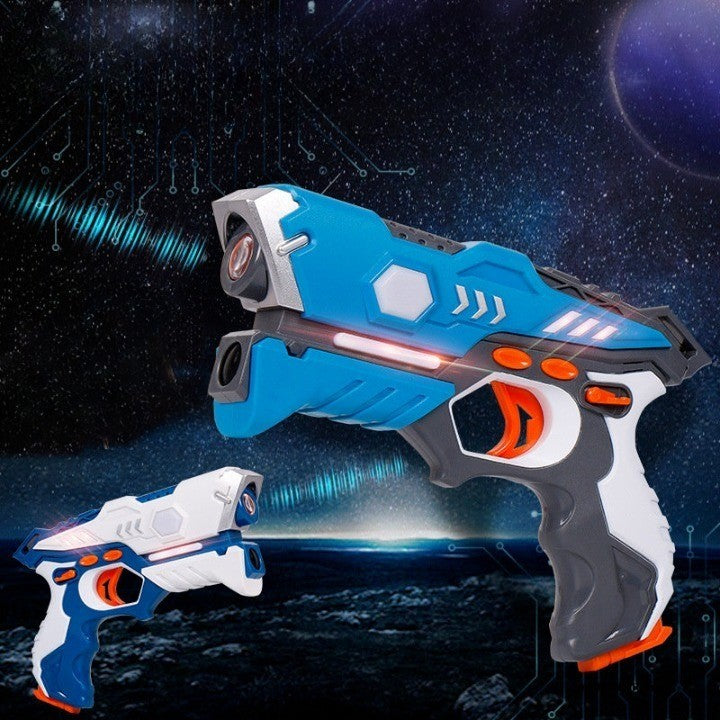 VIvolux | Realistisches Sound Licht Laser Lead Duel Spielzeugpistole