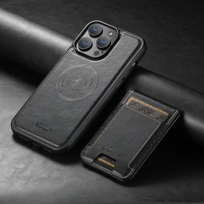 LuxCase Leder Handyhülle mit Kartenfach und Stand – Geeignet für iPhone | Brehn