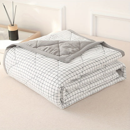 Elegante Preppy Karomuster Sommerdecke für kühle Nächte | Brehn