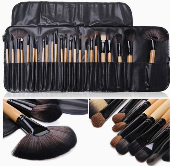 24-teiliges Make-up-Pinselset mit Tasche – Der perfekte Make-up-Begleiter