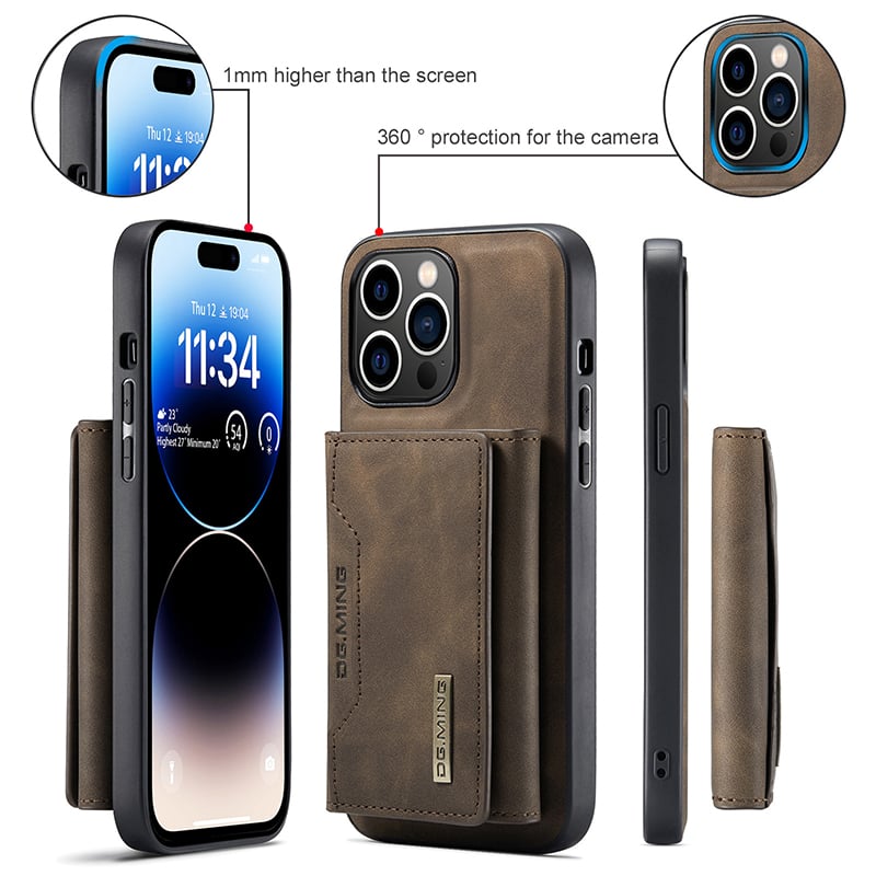 2-in-1 iPhone-Hülle mit abnehmbarer Brieftasche