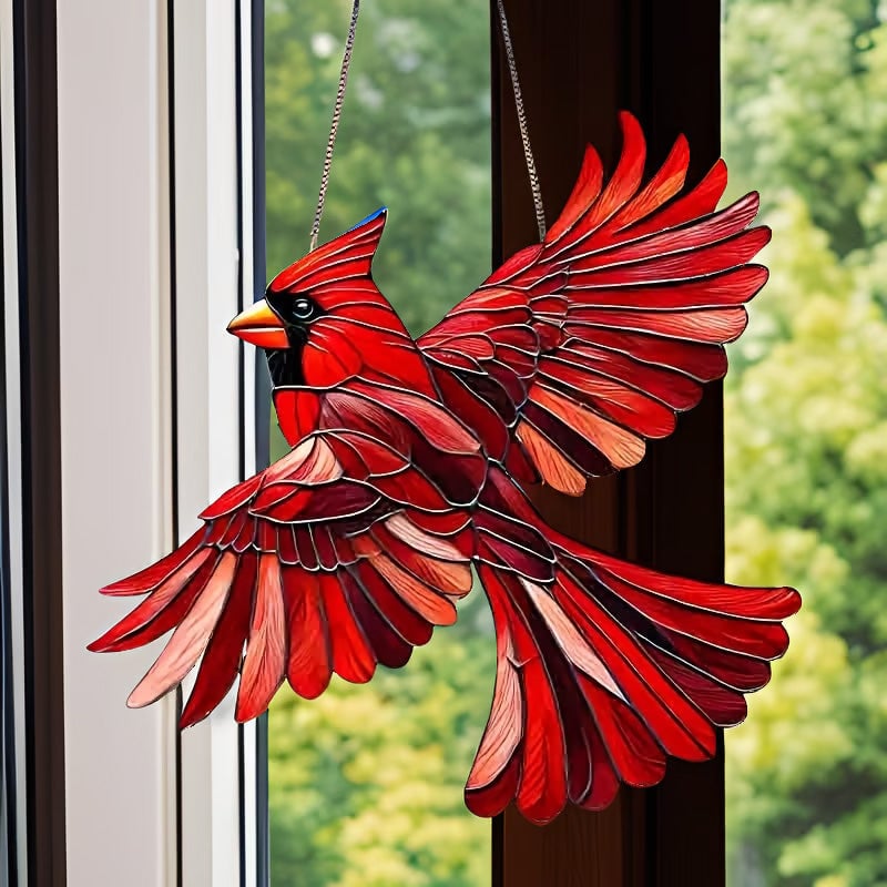 Brehn | Flügel-Cardinal-Weihnachtsornamente