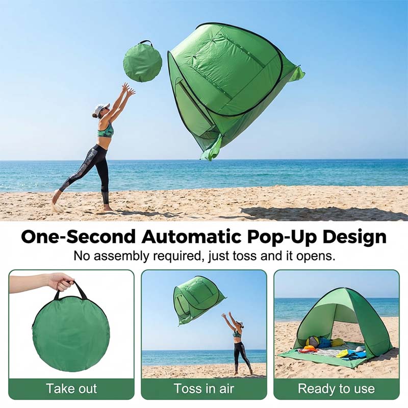 SunSail Breeze Pop-Up Strandzelt 98% UV-Schutz | Brehn