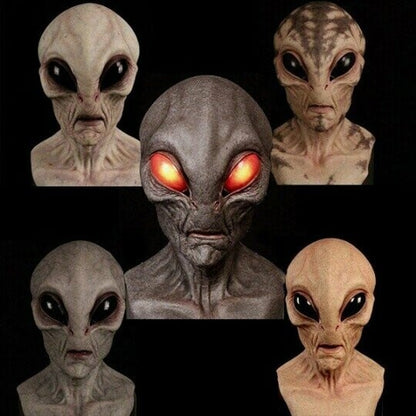 Alienmaske | Realistische Halloween-Kostümaccessoires