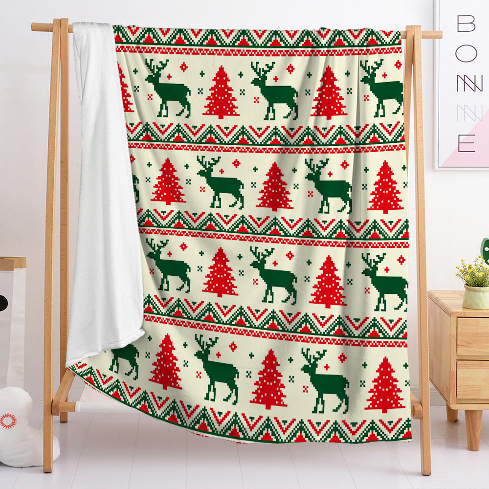 Brehn | Weihnachten 3D Digitaldruck Flanelldecke
