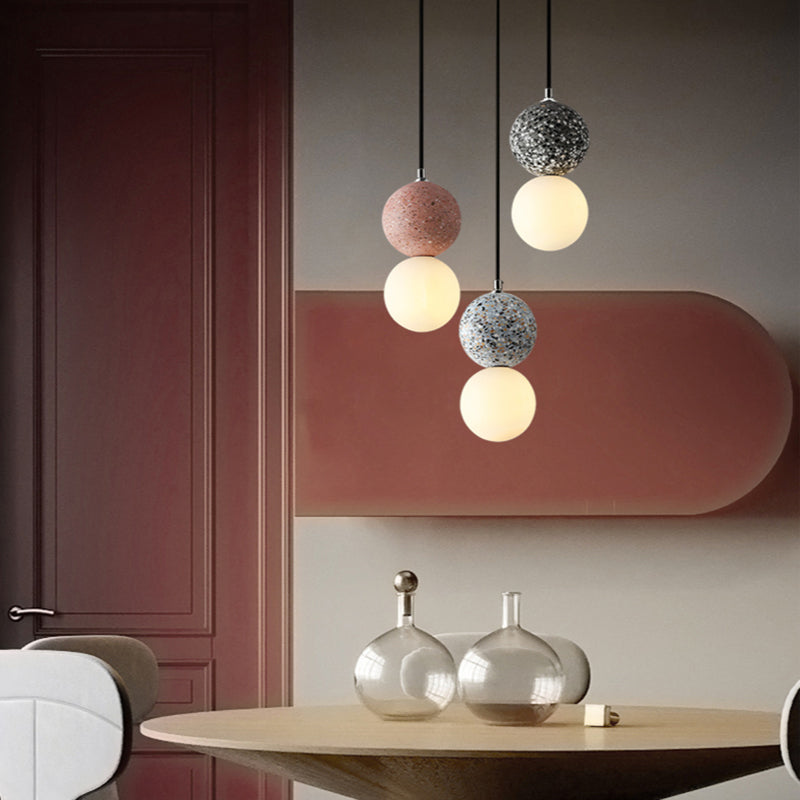 Brehn | Aurora Glow - Luxe LED Pendelleuchte in Schwarz/Weiß