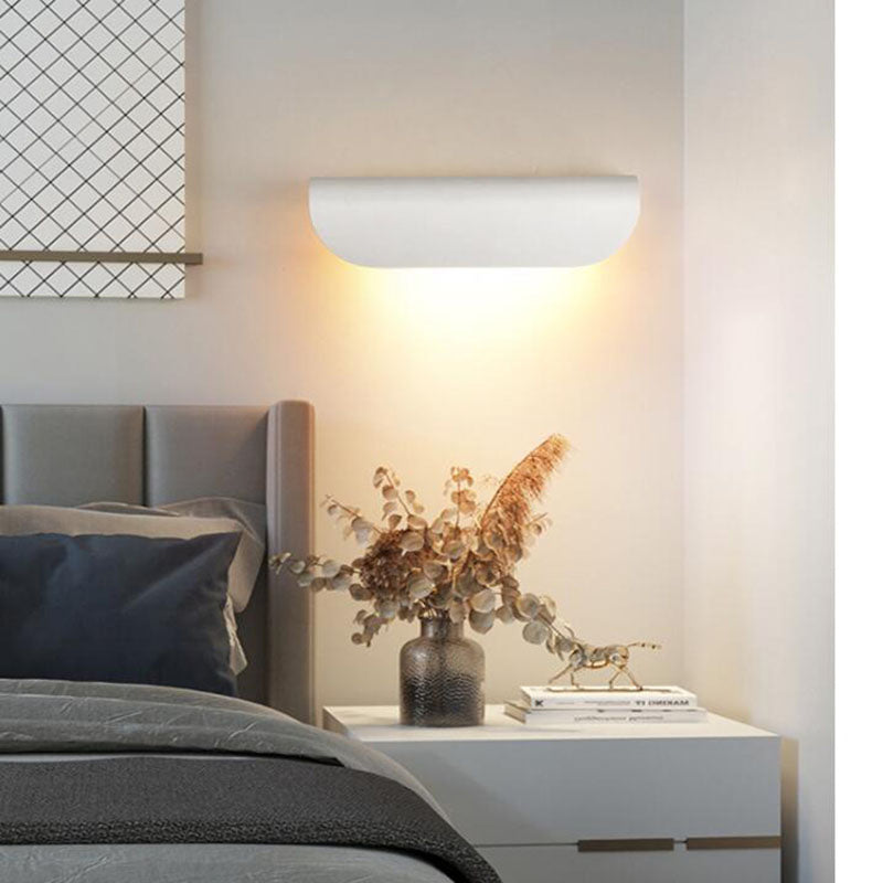 Brehn | Moderne wasserdichte gebogene Außenwandlampe