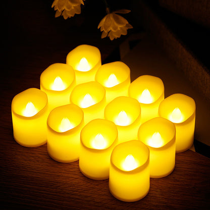 LED-Wellenkerze, elektronisch, PVC