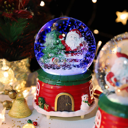 Dekoratives Weihnachtskugel-Musikspieluhr-Set