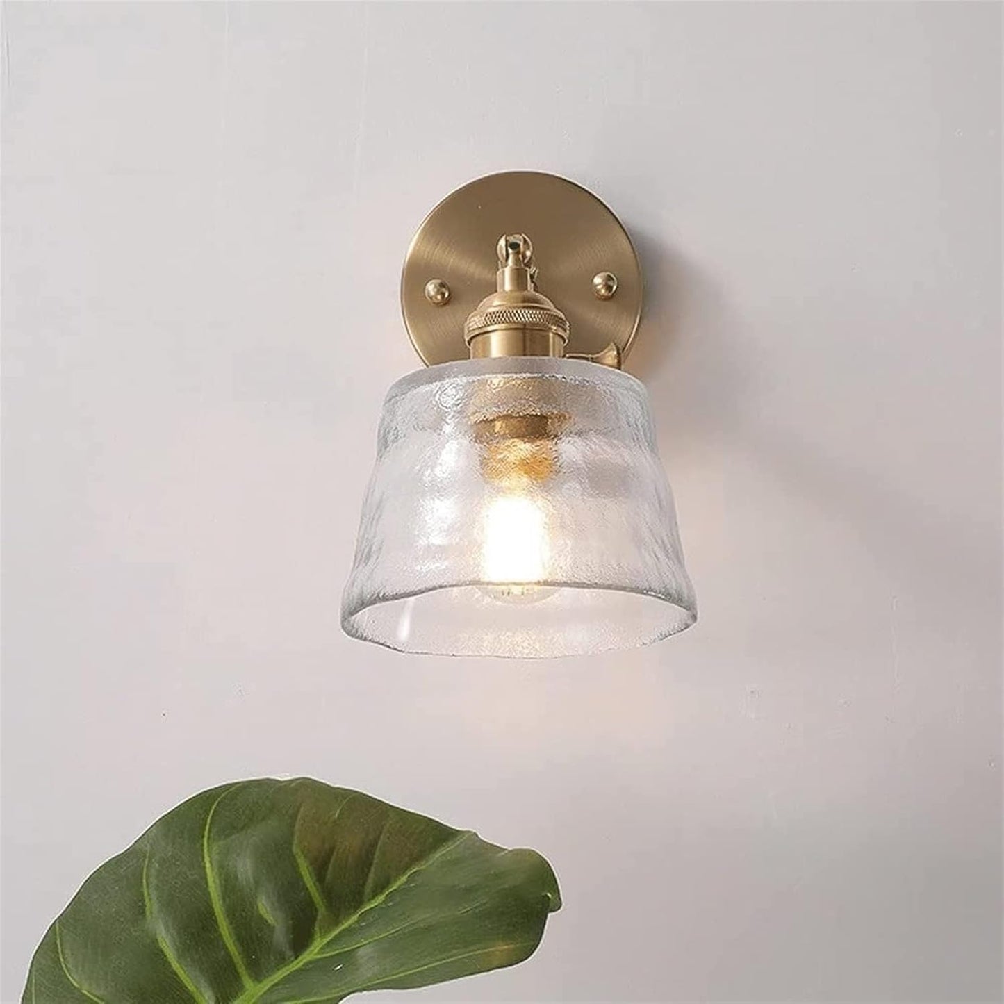 Moderne verstellbare Glas-Wandleuchte | Brehn