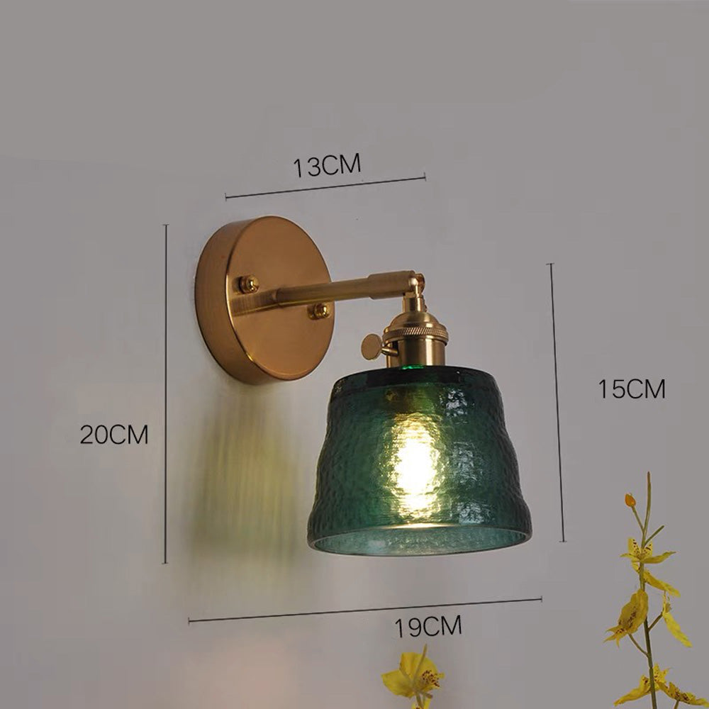 Moderne verstellbare Glas-Wandleuchte | Brehn