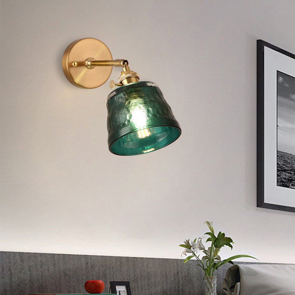 Moderne verstellbare Glas-Wandleuchte | Brehn