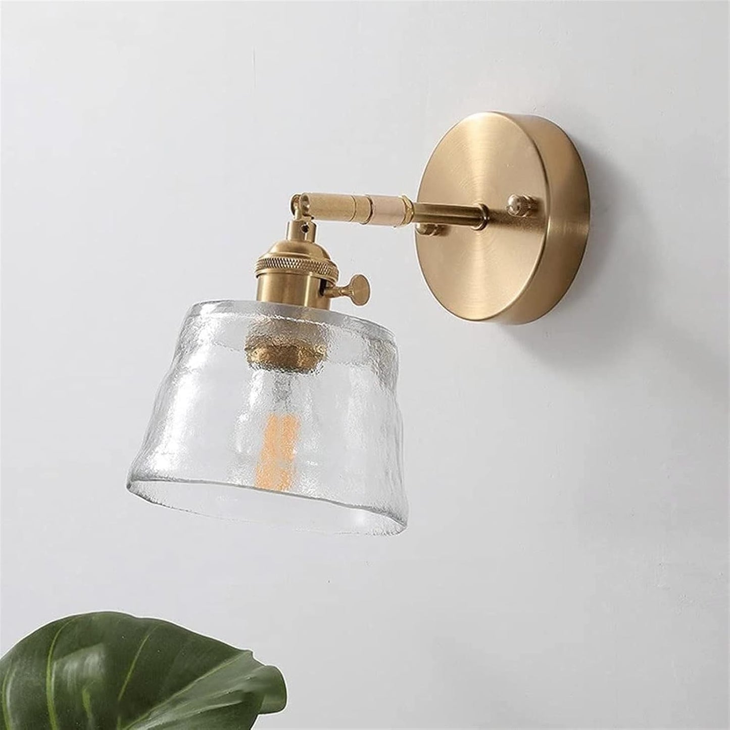 Moderne verstellbare Glas-Wandleuchte | Brehn