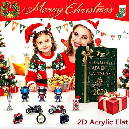 Motorrad-Adventskalender mit 24 Anhängern