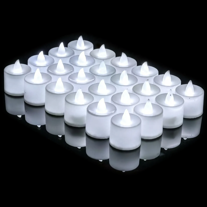 LED-Elektronikkerze, zylindrisch, verschiedene Farben