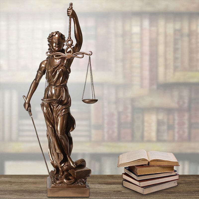Brehn | Dekorationsstatue der Göttin der Gerechtigkeit