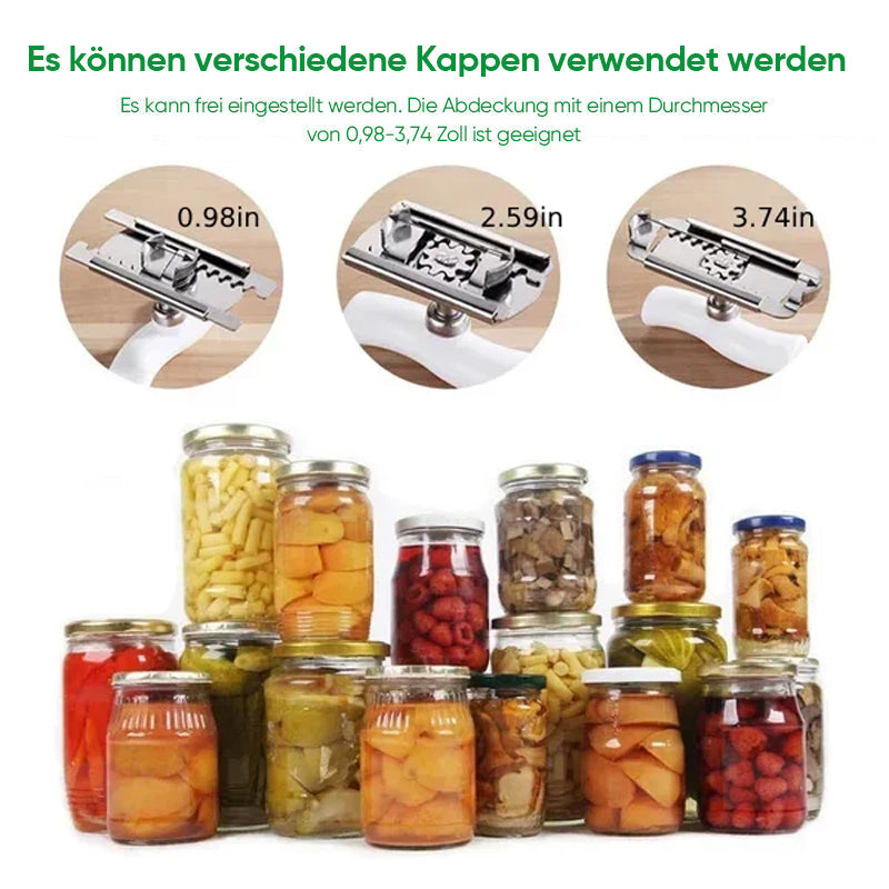 Größenverstellbarer Dosenöffner aus Edelstahl | Brehn