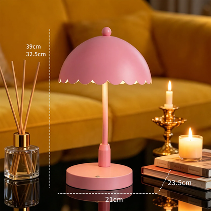 Elefanten-Tischlampe mit Wolken-Design, höhenverstellbar