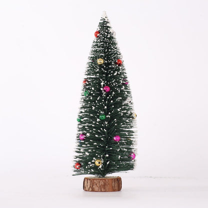 Mini-Weihnachtsbaum mit Schnee-Optik