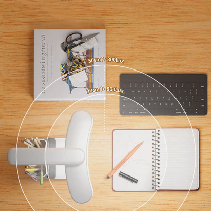LED-Schreibtischlampe mit Vollspektrumlicht und Klappdesign