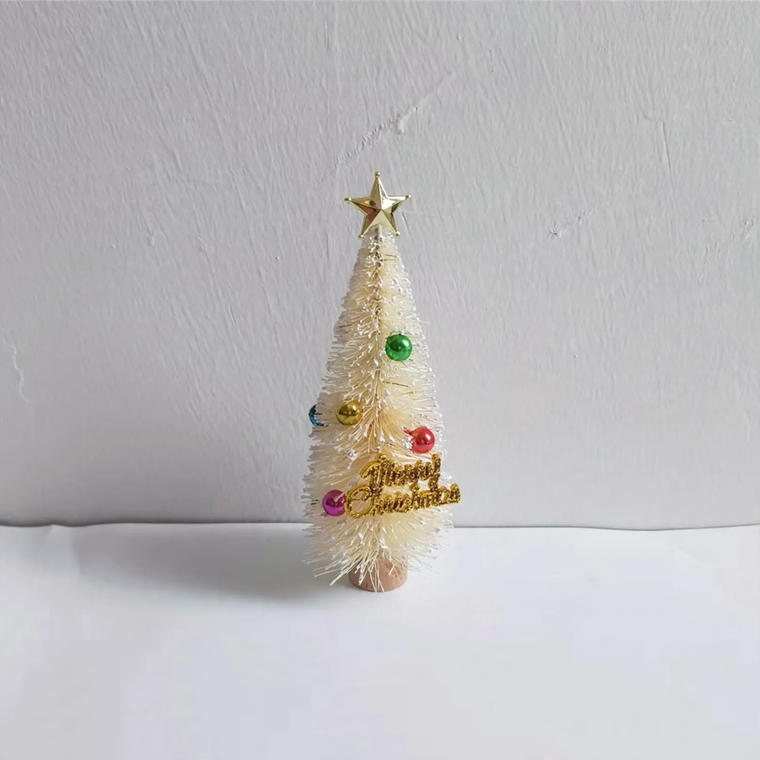 Mini-Weihnachtsbaum-Set mit Perlendekoration