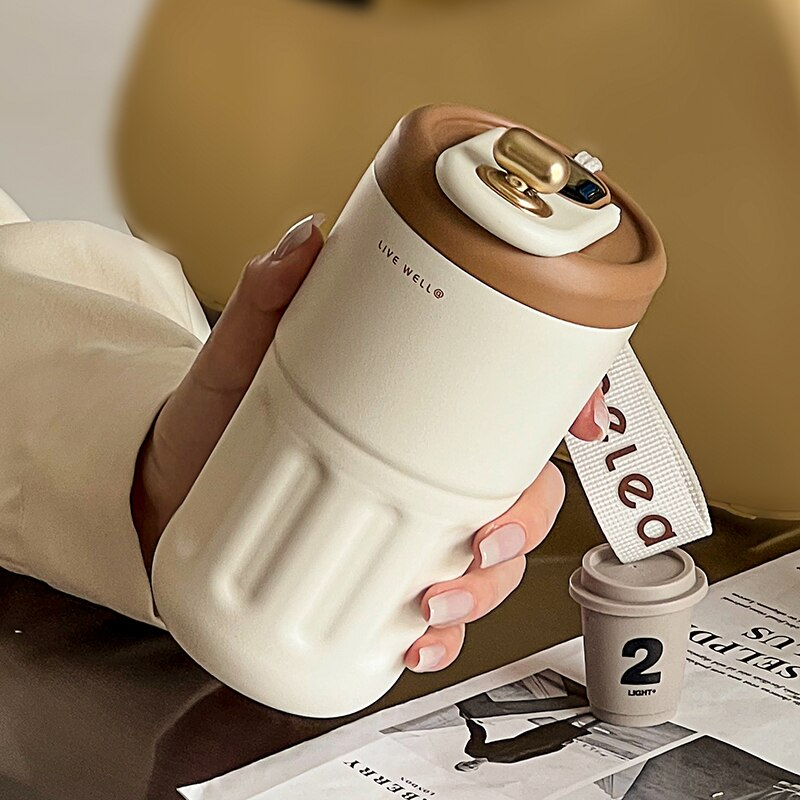 Portabler Smart Edelstahl Kaffeebecher | Brehn