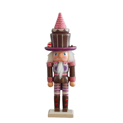Dekorativer Nussknacker aus Kiefernholz, 25 cm