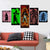 Dragon Ball Z Silhouetten - Canvas Wandkunst Malerei
